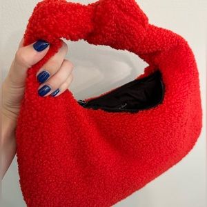 Fuzzy Red Bag